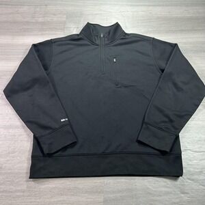 Ariat AriatTEK Cold Series Sweater Mens Medium Black Fleece Quarter Zip Pullover